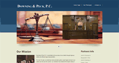 Desktop Screenshot of downingpeck.com
