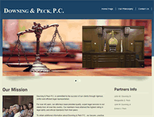 Tablet Screenshot of downingpeck.com